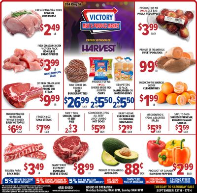 Victory Meat Market Flyer September 13 to 17