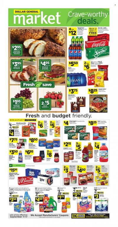 Dollar General (TN) Weekly Ad Flyer Specials September 11 to September 17, 2022
