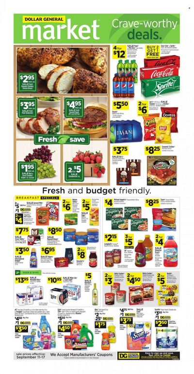 Dollar General (GA) Weekly Ad Flyer Specials September 11 to September 17, 2022