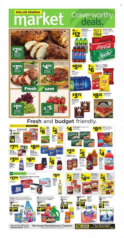 Dollar General (AL) Weekly Ad Flyer Specials September 11 to September 17, 2022