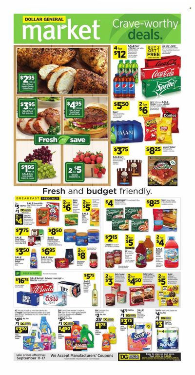 Dollar General (LA) Weekly Ad Flyer Specials September 11 to September 17, 2022