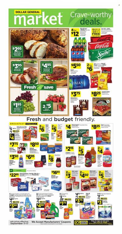 Dollar General (OK) Weekly Ad Flyer Specials September 11 to September 17, 2022