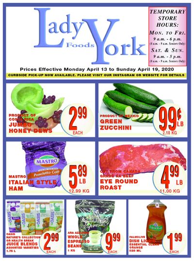 Lady York Foods Flyer April 13 to 19