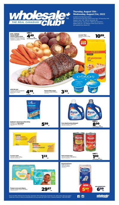 Real Canadian Wholesale Club Flyer September 15 to 21