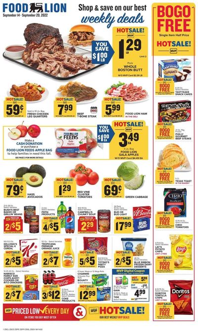 Food Lion (SC) Weekly Ad Flyer Specials September 14 to September 20, 2022