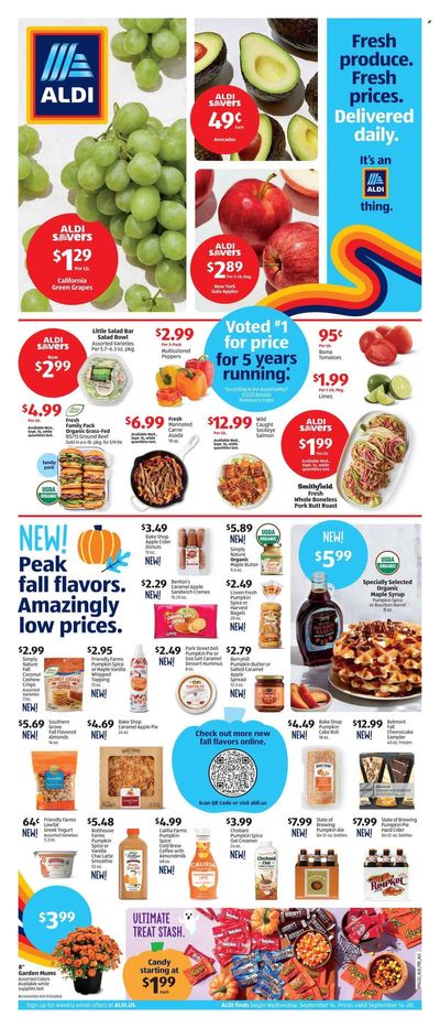 ALDI Weekly Ad Flyer Specials September 14 to September 20, 2022
