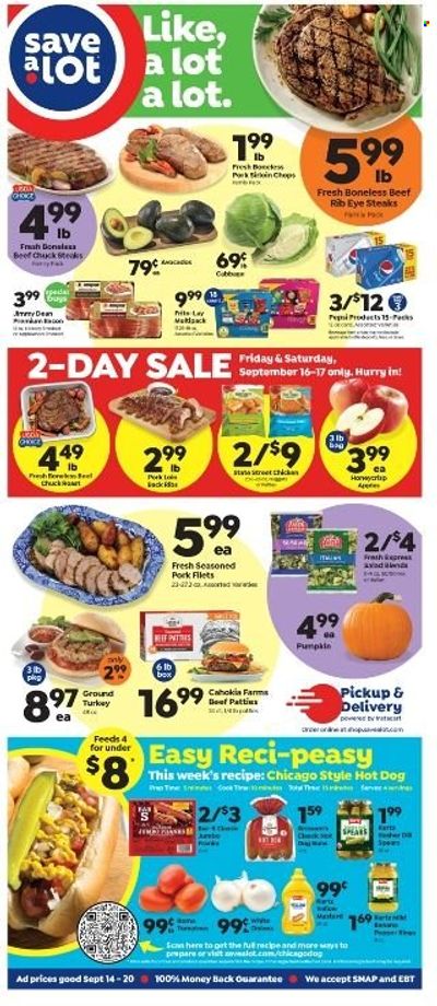 Save a Lot Weekly Ad Flyer Specials September 14 to September 20, 2022
