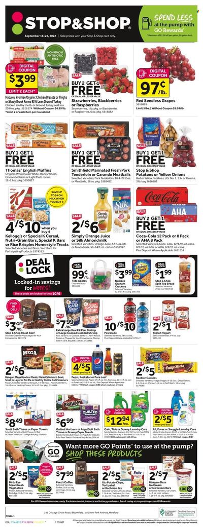 Stop & Shop (CT) Weekly Ad Flyer Specials September 16 to September 22, 2022