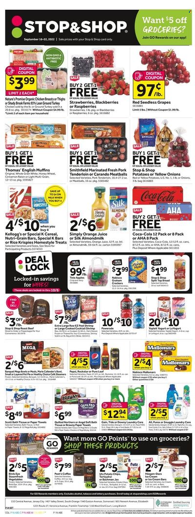 Stop & Shop (NJ) Weekly Ad Flyer Specials September 16 to September 22, 2022