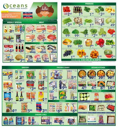 Oceans Fresh Food Market (West Dr., Brampton) Flyer September 16 to 22