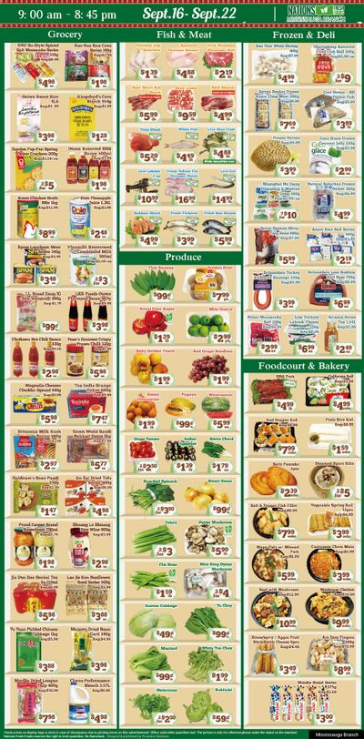 Nations Fresh Foods (Mississauga) Flyer September 16 to 22