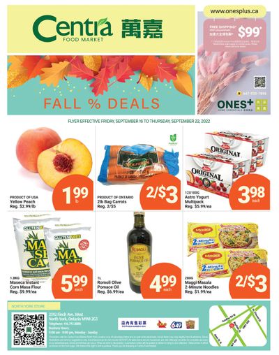 Centra Foods (North York) Flyer September 16 to 22