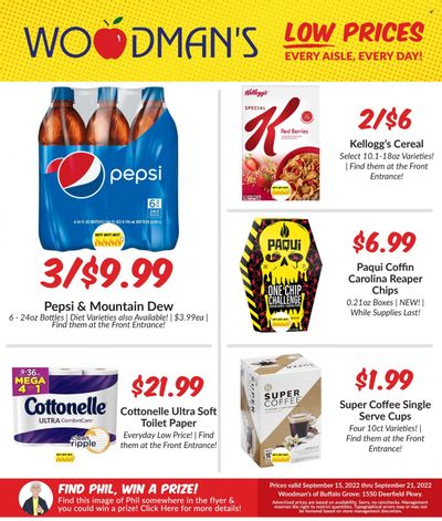 Woodman's Markets (IL, WI) Weekly Ad Flyer Specials September 15 to September 21, 2022