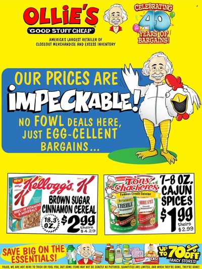 Ollie's Bargain Outlet Weekly Ad Flyer Specials September 15 to September 21, 2022
