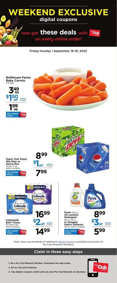 Cub Foods (MN) Weekly Ad Flyer Specials September 16 to September 18, 2022