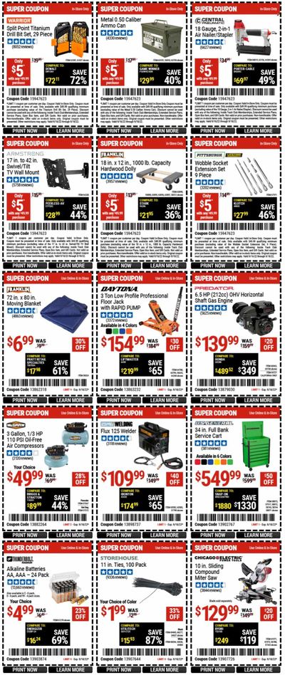 Harbor Freight Weekly Ad Flyer Specials September 16 to September 18, 2022