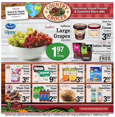 Country Grocer Flyer September 16 to 22