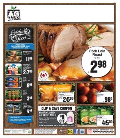 AG Foods Flyer September 16 to 22