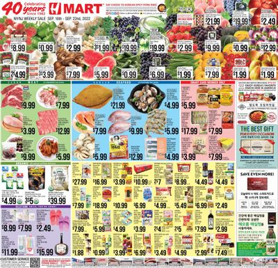 Hmart Weekly Ad Flyer Specials September 16 to September 22, 2022