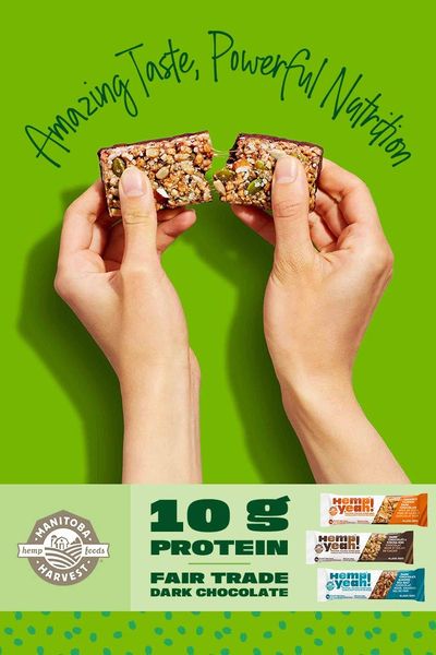 Manitoba Harvest Hemp Yeah  Bars Variety Pack (8 Bars) on Sale for $ 17.99 at Amazon Canada
