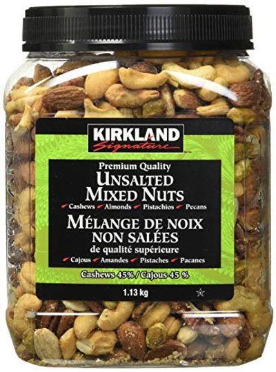 Kirkland Signature Unsalted Mixed Nuts 1.13 Kg, 1.13 Grams $22.99 (Reg $33.14)