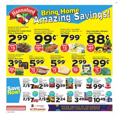 Hannaford (VT) Weekly Ad Flyer Specials September 18 to September 24, 2022