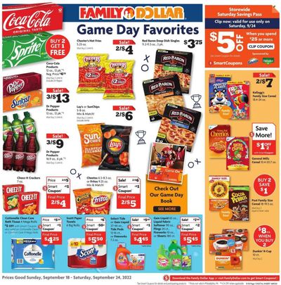 Family Dollar Weekly Ad Flyer Specials September 18 to September 24, 2022