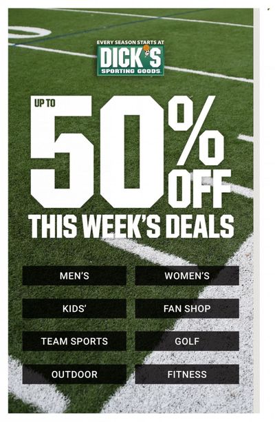 DICK'S Weekly Ad Flyer Specials September 18 to September 24, 2022