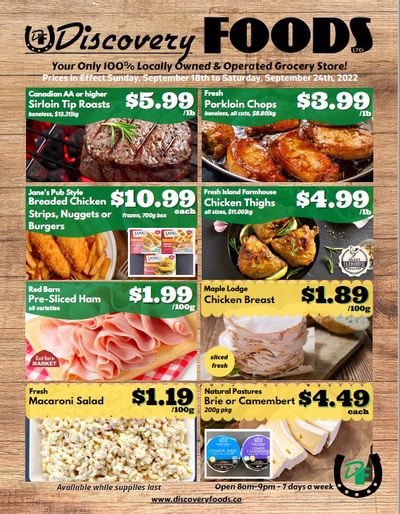 Discovery Foods Flyer September 18 to 24