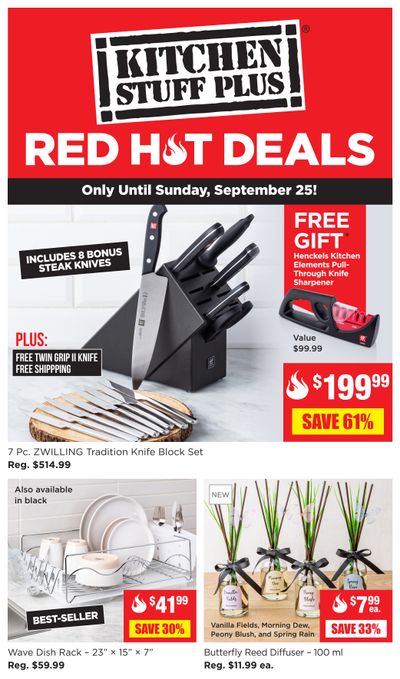 Kitchen Stuff Plus Red Hot Deals Flyer September 19 to 25