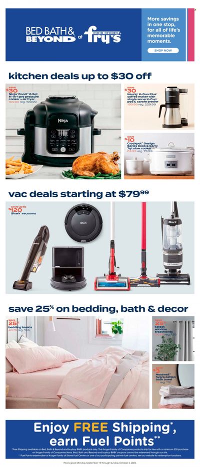 Fry’s (AZ) Weekly Ad Flyer Specials September 19 to October 2, 2022