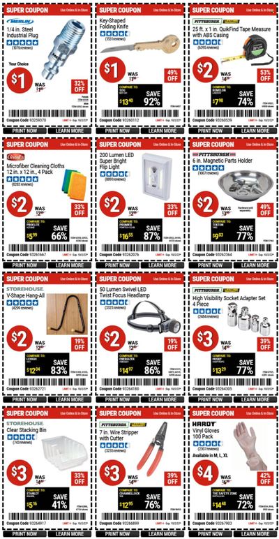 Harbor Freight Weekly Ad Flyer Specials September 19 to October 2, 2022