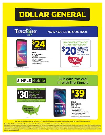 Dollar General Weekly Ad Flyer Specials September 18 to October 15, 2022