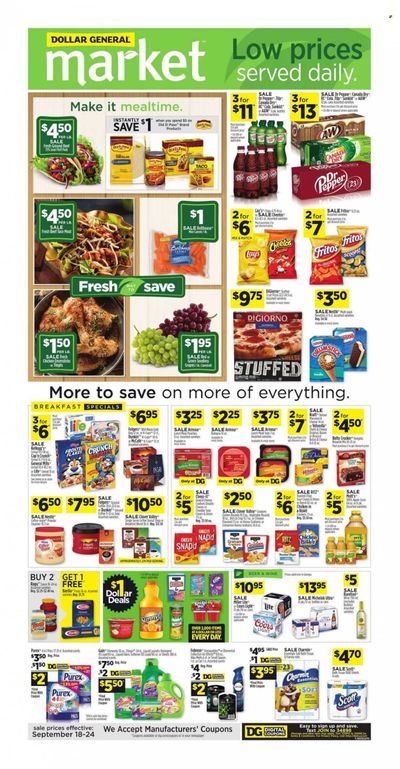 Dollar General (GA) Weekly Ad Flyer Specials September 18 to September 24, 2022