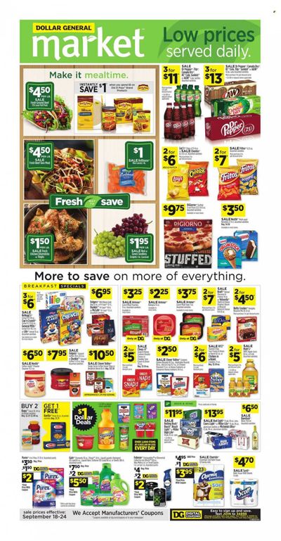 Dollar General (FL) Weekly Ad Flyer Specials September 18 to September 24, 2022 Dollar General (FL) Weekly Ad Flyer Specials September 18 to September 24, 2022