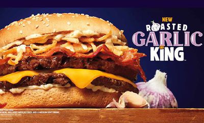 Burger King's Garlic King Sandwich in Canada