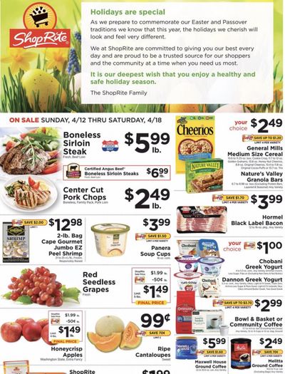 ShopRite Weekly Ad & Flyer April 12 to 18