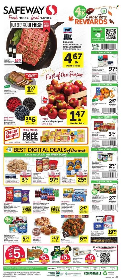Safeway (SD) Weekly Ad Flyer Specials September 21 to September 27, 2022