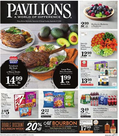 Pavilions (CA) Weekly Ad Flyer Specials September 21 to September 27, 2022