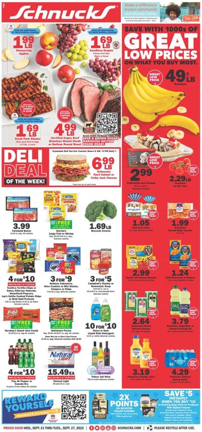 Schnucks (IA, IL, IN, MO) Weekly Ad Flyer Specials September 21 to September 27, 2022