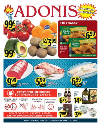 Adonis (ON) Flyer April 16 to 22