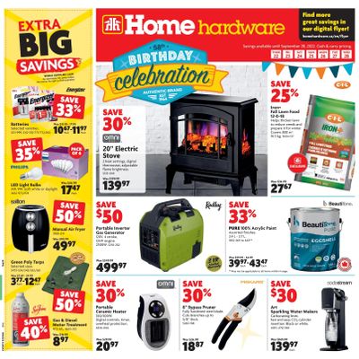 Home Hardware (ON) Flyer September 22 to 28