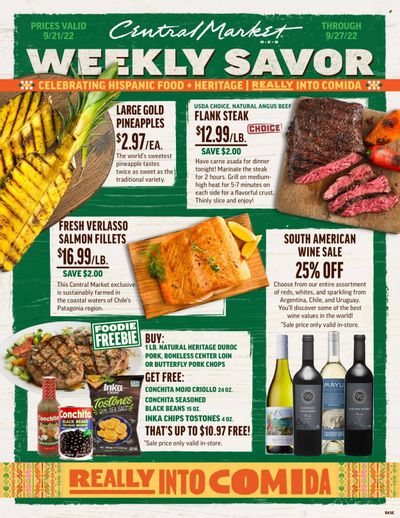 Central Market (TX) Weekly Ad Flyer Specials September 21 to September 27, 2022