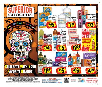 Superior Grocers (CA) Weekly Ad Flyer Specials September 20 to October 24, 2022