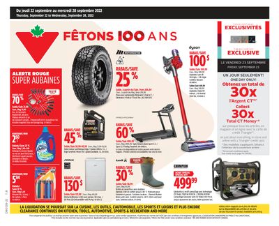 Canadian Tire (QC) Flyer September 22 to 28