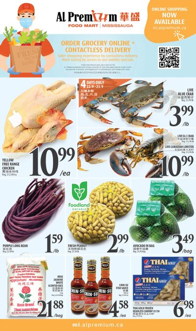 Al Premium Food Mart (Mississauga) Flyer September 22 to 28