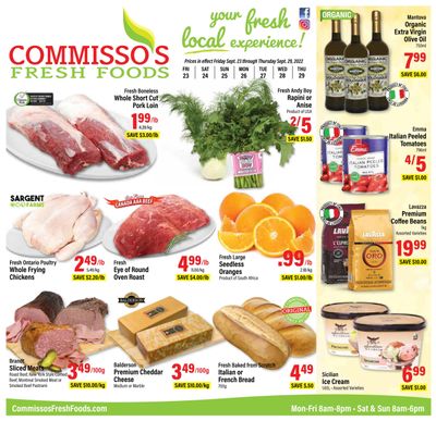 Commisso's Fresh Foods Flyer September 23 to 29