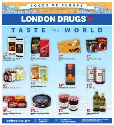 London Drugs Foods of Europe Flyer September 23 to October 19