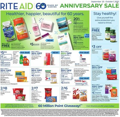 RITE AID Weekly Ad Flyer Specials September 25 to October 1, 2022