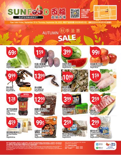 Sunfood Supermarket Flyer September 23 to 29